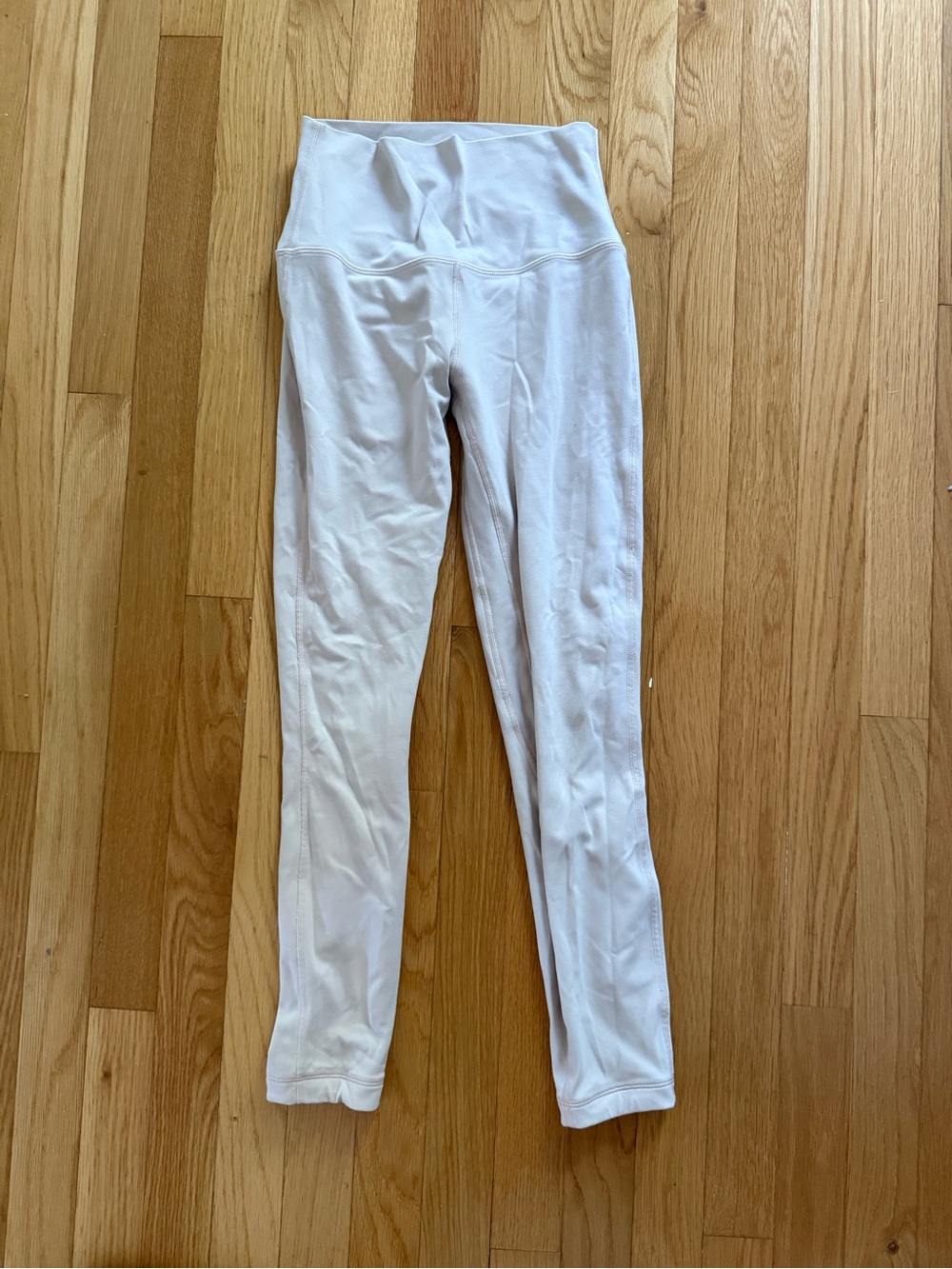 lululemon athletica White High-Waist Leggings with Wide Waistband